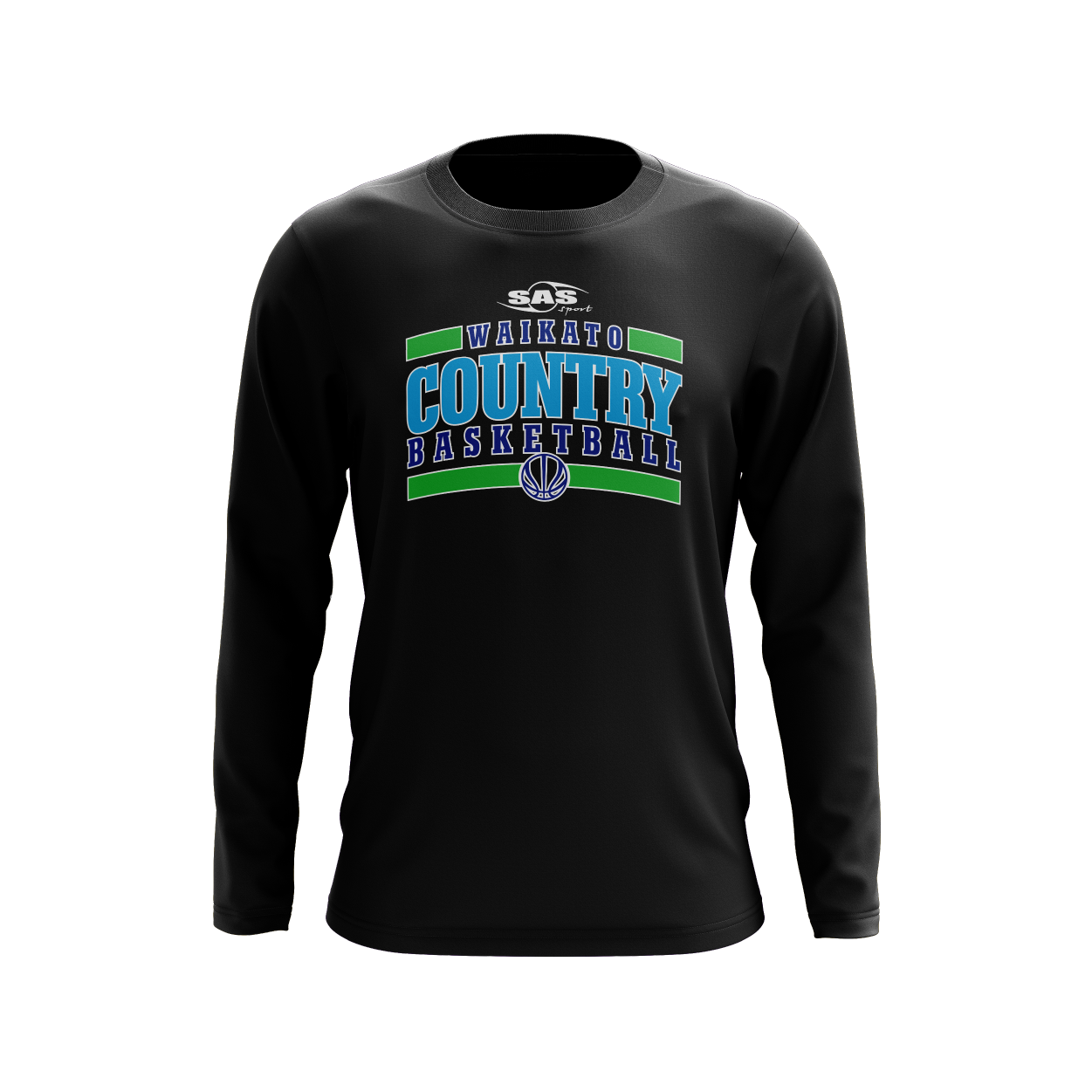 Waikato Country Basketball Kids LS Tee | SAS Sport